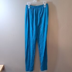 Teal Joggers with Elastic Waistband and Relaxed Fit